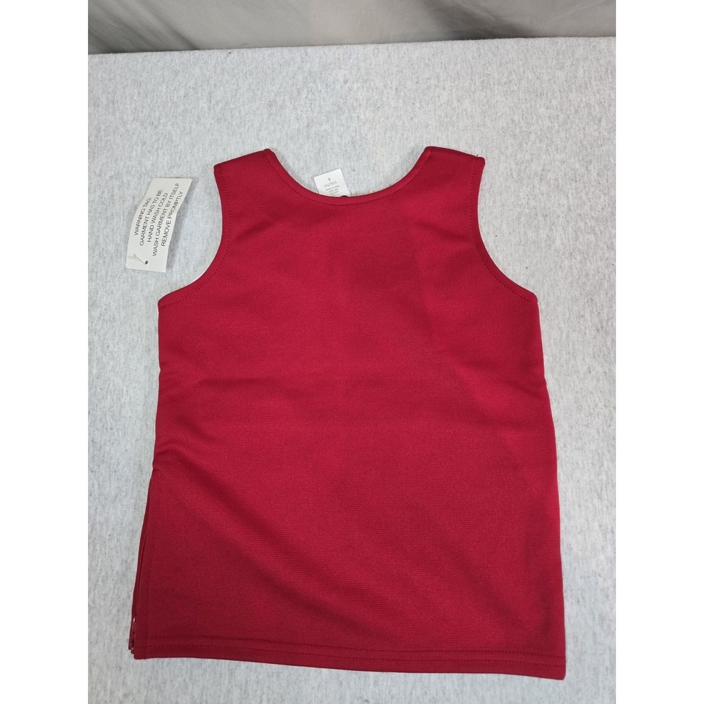 Chasse classic sweet heart shell top size Youth S Red And White - Picture 4 of 5